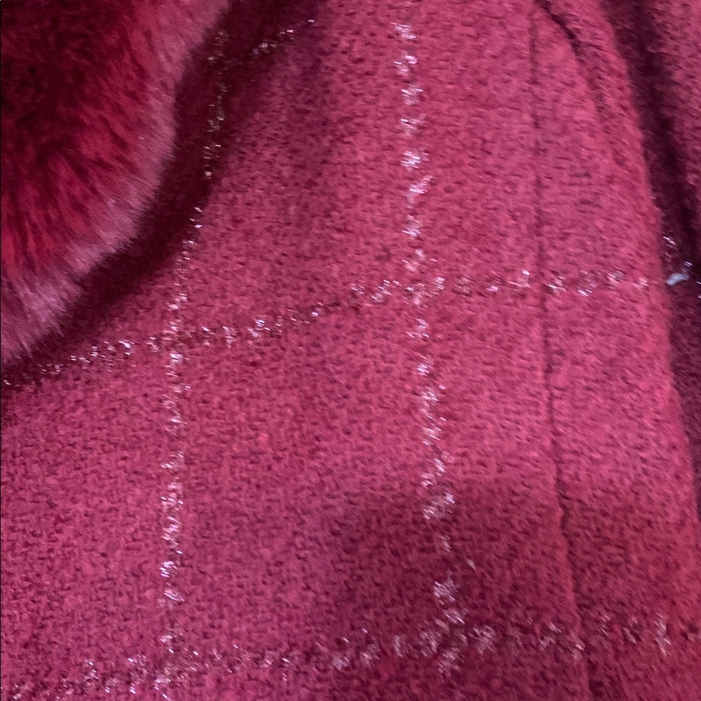 kate spade Red coat with sparkle - Picture 4 of 14